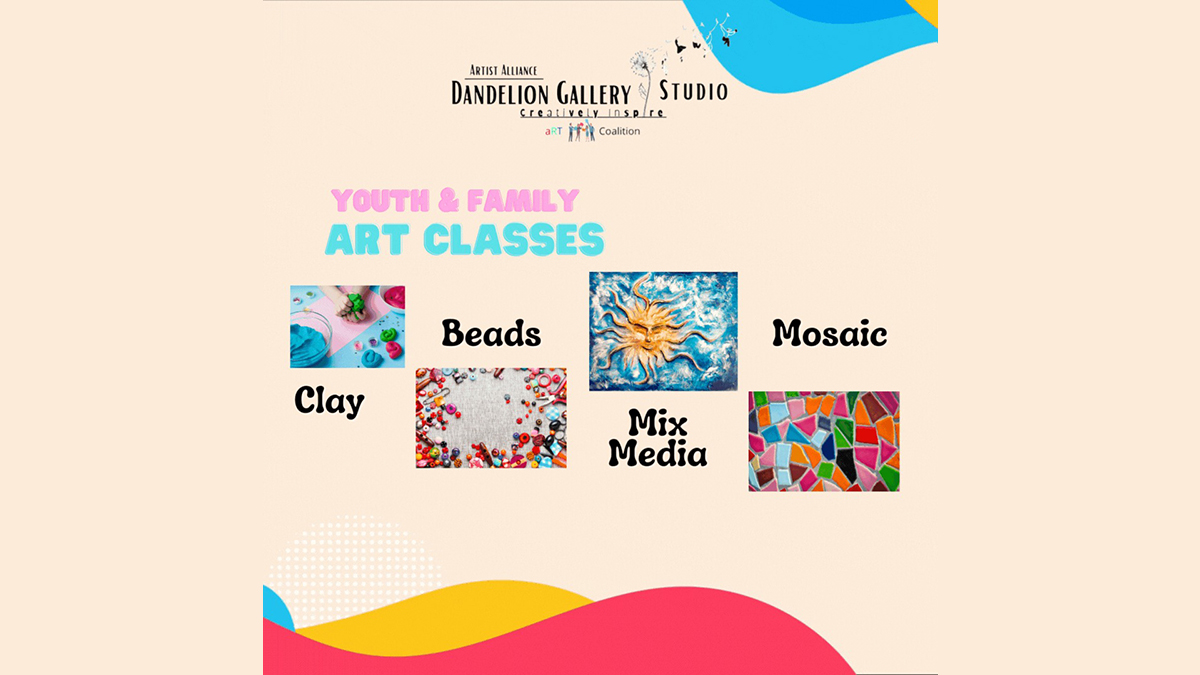 Series of Youth Art Classes at Dandelion Art Gallery